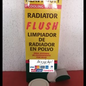 Limpiador de radiador en polvo